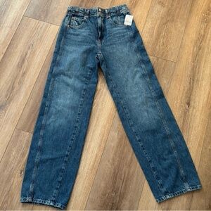 WE THE FREE ASTER SWARM High Rise Straight Denim Jeans NEW